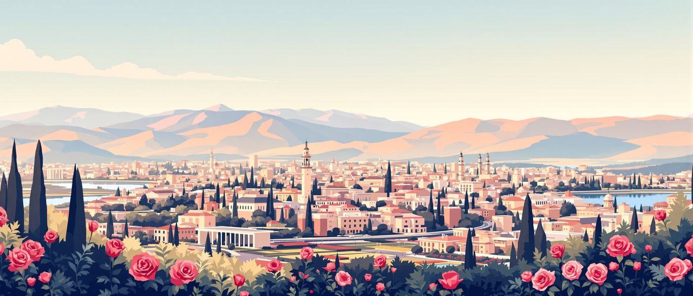 Isparta profesyonel temizlik hizmetleri şehir silüeti